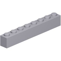 3008-194ブロック1×8ライトブルーイッシュグレイ