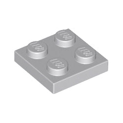 3022-194プレート2×2ライトブルーイッシュグレイ