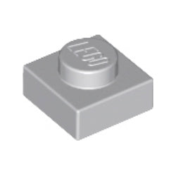 3024-194プレート1×1ライトブルーイッシュグレイ