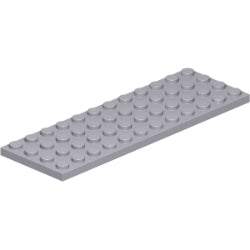 3029-194プレート4×12ライトブルーイッシュグレイ