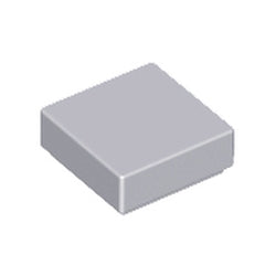 3070b-194タイル1×1ライトブルーイッシュグレイ