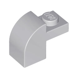 6091-194曲面ブロック2×1×1&1/3ライトブルーイッシュグレイ