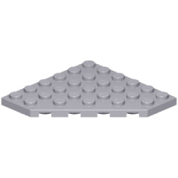 6106-194プレート6×6コーナー無ライトブルーイッシュグレイ