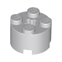 3941-194ブロック2×2丸ライトブルーイッシュグレイ