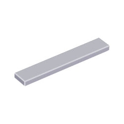 6636-194タイル1×6ライトブルーイッシュグレイ