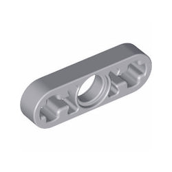 6632-194テクニックリフトアーム1×3-細身ライトブルーイッシュグレイ