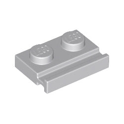 32028-194プレート1×2ドアレール付ライトブルーイッシュグレイ