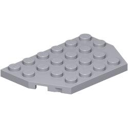 32059-194プレート4×6コーナー無ライトブルーイッシュグレイ