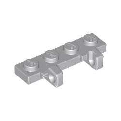 44568-194ヒンジプレート1×4ロック側面に指2本ライトブルーイッシュグレイ