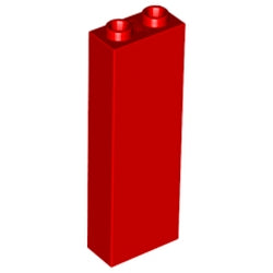 2454-021ブロック1×2×5レッド