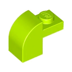 6091-119曲面ブロック2×1×1&1/3ライム