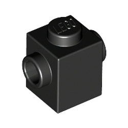 47905-026ブロック1×1-2方向スタッド有ブラック