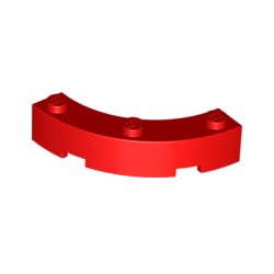 48092-021ブロック4×4コーナー丸レッド