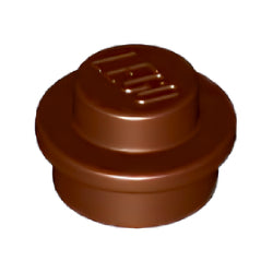 4073-192プレート1×1丸レディシュブラウン