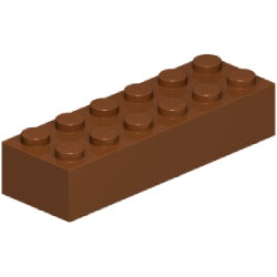 2456-192ブロック2×6レディシュブラウン