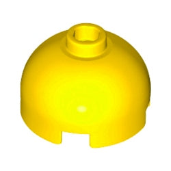 553c-024ブロック2×2ドーム型イエロー