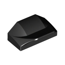 47458-026曲面スロープ1×2×2/3フィン付ブラック