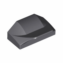 47458-199曲面スロープ1×2×2/3フィン付ダークブルーイッシュグレイ