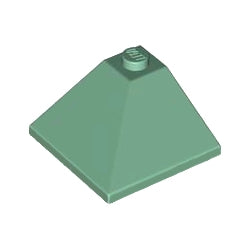 3675-151スロープ33度3×3コーナー2方向傾斜サンドグリーン