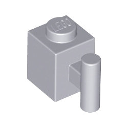 2921-194ブロック1×1取っ手付きライトブルーイッシュグレイ