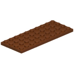 3030-192プレート4×10レディシュブラウン