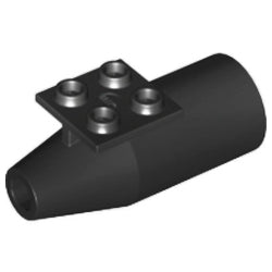 4868b-026ジェットエンジン2×2プレート付ブラック