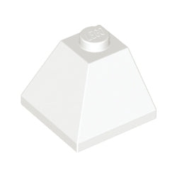 3045-001スロープ45度2×2コーナー2方向傾斜ホワイト