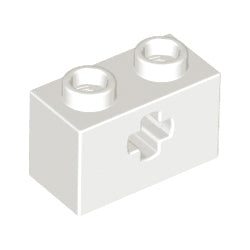 32064-001テクニックブロック1×2車軸穴1個ホワイト