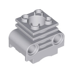 2850b-194テクニックエンジンシリンダーヘッドライトブルーイッシュグレイ