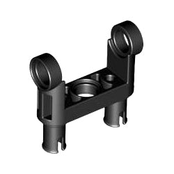 48496-026テクニックピンコネクタートグルジョイント-ペグ2つブラック