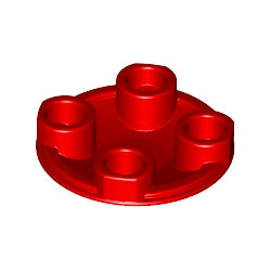 2654-021プレート2×2丸底レッド