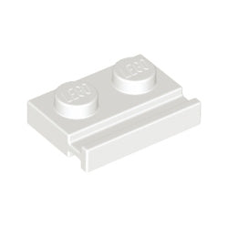 32028-001プレート1×2ドアレール付ホワイト