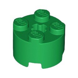 3941-028ブロック2×2丸グリーン