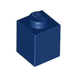 3005-140ブロック1×1ダークブルー