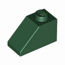 3040-141スロープ45度2×1ダークグリーン