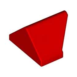 3049c-021スロープ45度1×2両側傾斜-45度切込みレッド