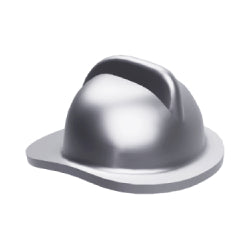 3834-MS消防士ヘルメットメタリックシルバー