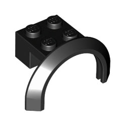 50745-026マッドガードアーチ4×2-1/2×2ブラック