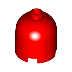 30151-021ブロック丸2×2×1&2/3ドーム型レッド