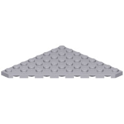 30504-194プレート8×8コーナー無ライトブルーイッシュグレイ