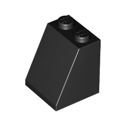 3678b-026スロープ65度2×2×2ブラック