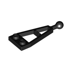 2508-026プレート1×2牽引ボール付ウィングブラック