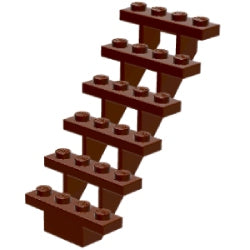 30134-192階段7×4×6レディシュブラウン