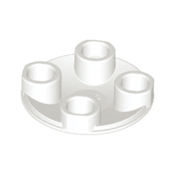 2654-001プレート2×2丸底ホワイト