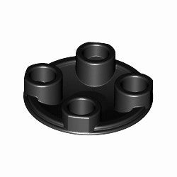 2654-026プレート2×2丸底ブラック