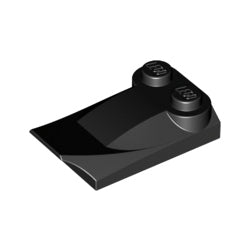 47456-026曲面スロープ3×2×2/3フィン付ブラック