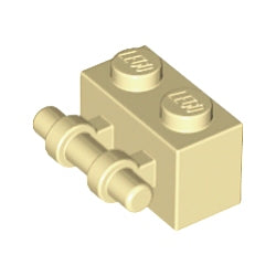 30236-005ブロック1×2取っ手付きタン