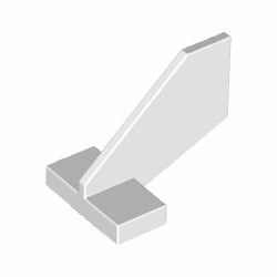 44661-001尾翼2×3×2ホワイト