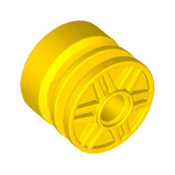 55981-024ホイール長径18ミリ×幅14ミリ(ペグ穴有)イエロー