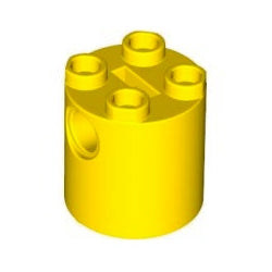 30361c-024ブロック丸2×2×2ロボット胴体イエロー